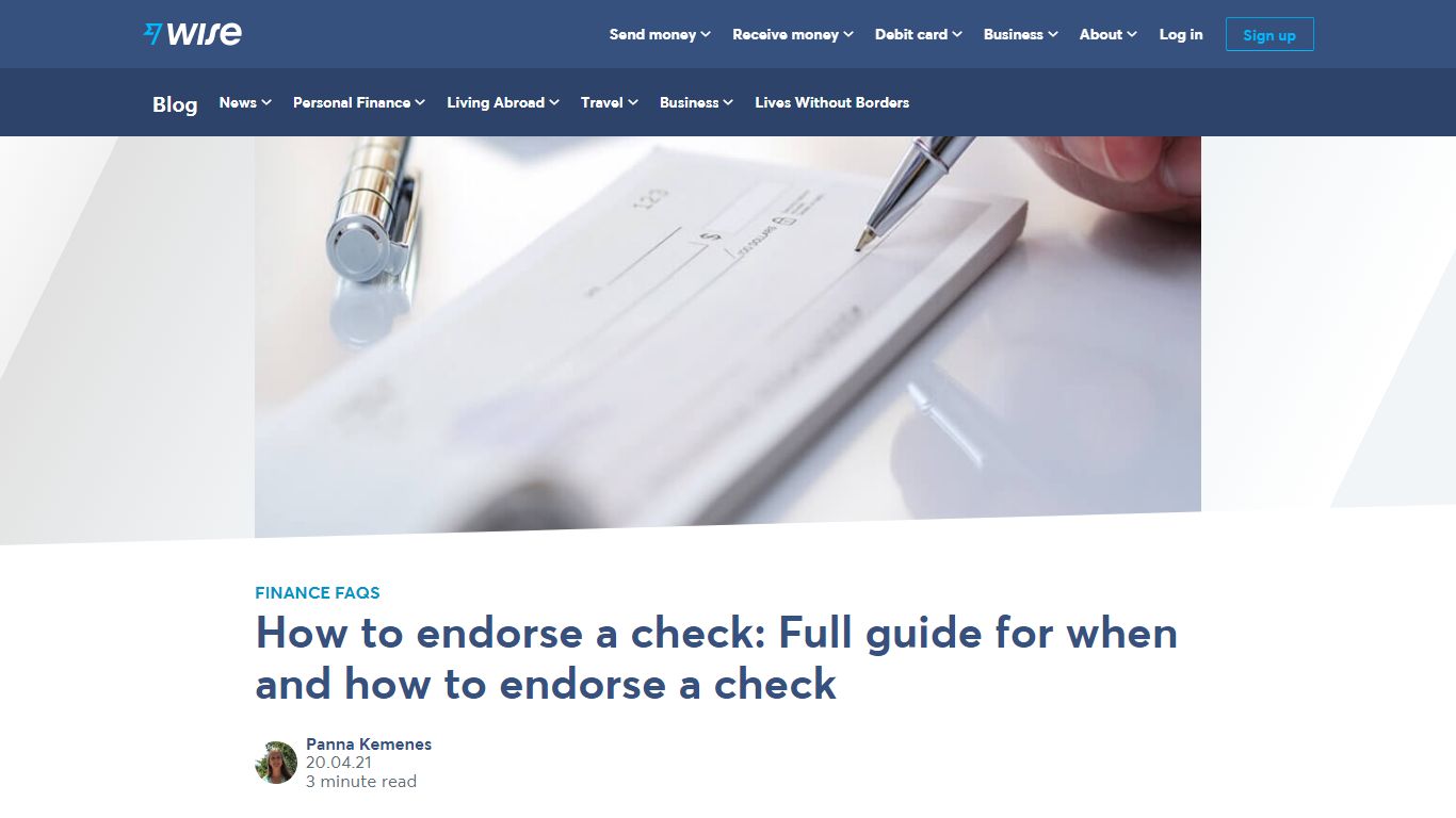How to endorse a check: Full guide for when and how to endorse a check ...